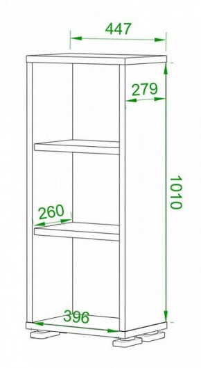 Стеллаж Домино ПУ-10-1 в Снежинске - snezhinsk.mebel24.online | фото 2