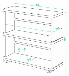 Стеллаж Домино СБ-25/2 в Снежинске - snezhinsk.mebel24.online | фото 3