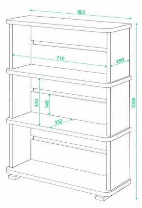 Стеллаж Домино СБ-25/3 в Снежинске - snezhinsk.mebel24.online | фото 3