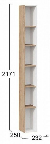 Стеллаж-колонка Порто ТД-393.07.25 в Снежинске - snezhinsk.mebel24.online | фото 5