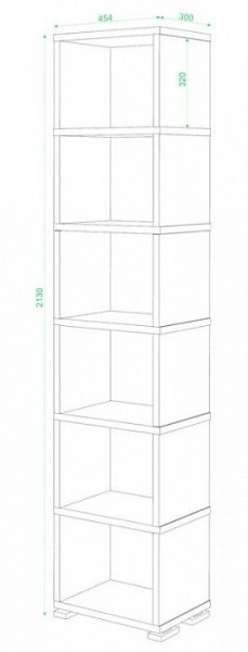 Стеллаж-колонка СБ-15/6 в Снежинске - snezhinsk.mebel24.online | фото 2