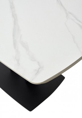 Стол ALATRI 120 MATT WHITE MARBLE SOLID CERAMIC / BLACK, ®DISAUR в Снежинске - snezhinsk.mebel24.online | фото 11