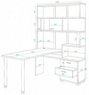 Стол компьютерный Домино нельсон СР-420/130 в Снежинске - snezhinsk.mebel24.online | фото 2