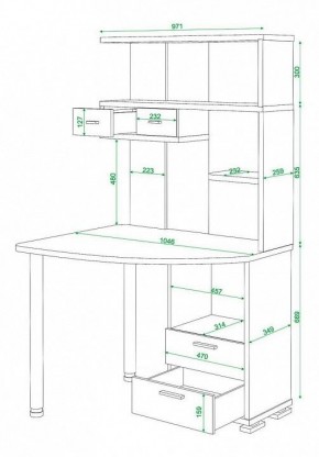 Стол компьютерный Домино СК-20 в Снежинске - snezhinsk.mebel24.online | фото 5