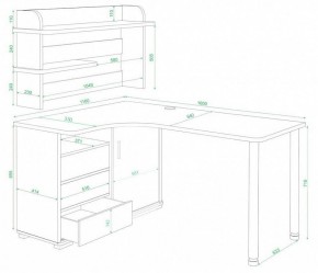 Стол компьютерный Домино СР-145М в Снежинске - snezhinsk.mebel24.online | фото 3