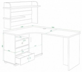 Стол компьютерный Домино СР-165 в Снежинске - snezhinsk.mebel24.online | фото 3