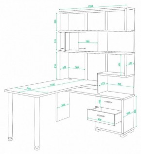 Стол компьютерный Домино СР-420/130 в Снежинске - snezhinsk.mebel24.online | фото 2