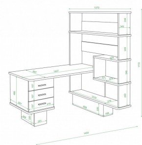 Стол компьютерный Домино СР-520 в Снежинске - snezhinsk.mebel24.online | фото 2