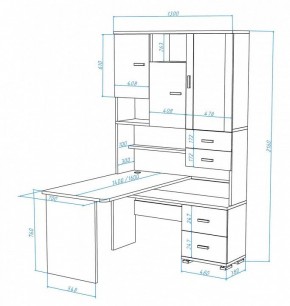 Стол компьютерный Домино СР-620/140 в Снежинске - snezhinsk.mebel24.online | фото 3