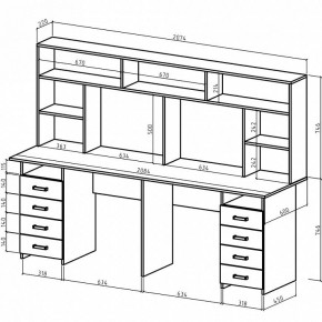 Стол компьютерный Лайт-15 СН в Снежинске - snezhinsk.mebel24.online | фото 2