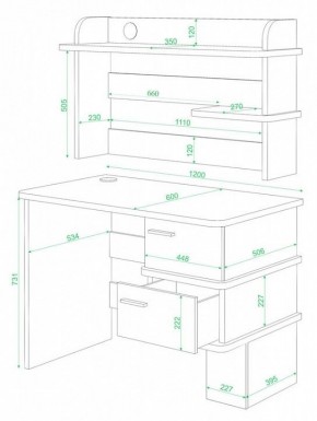 Стол компьютерный СД-15 в Снежинске - snezhinsk.mebel24.online | фото 2