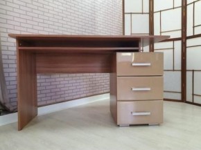 Стол компьютерный Симба Ясень шимо-Кофе с молоком в Снежинске - snezhinsk.mebel24.online | фото 2