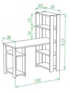 Стол компьютерный Slim СТН-145/130 в Снежинске - snezhinsk.mebel24.online | фото 3