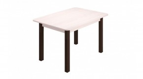 Стол ЛДСП (опоры черные) анкор светлый в Снежинске - snezhinsk.mebel24.online | фото