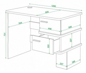 Стол письменный Домино СД-15С в Снежинске - snezhinsk.mebel24.online | фото 4