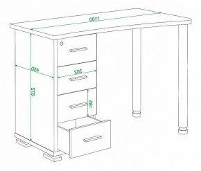 Стол письменный Домино СКМ-50 в Снежинске - snezhinsk.mebel24.online | фото 6