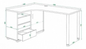 Стол письменный Домино СР-145СМ в Снежинске - snezhinsk.mebel24.online | фото 5