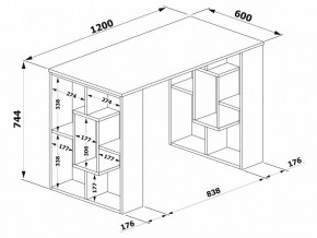 Стол письменный СПм-15 в Снежинске - snezhinsk.mebel24.online | фото 3