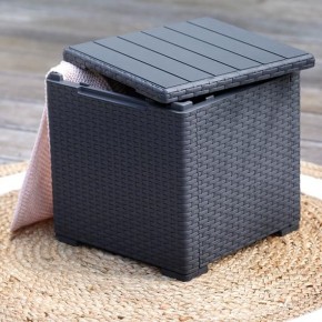 Стол с функцией хранения Виго (Vigo storage box) графит в Снежинске - snezhinsk.mebel24.online | фото 1
