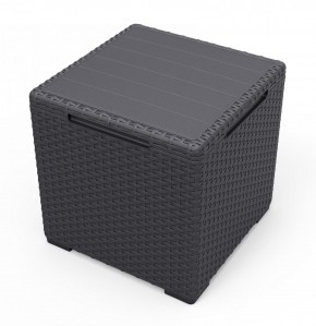 Стол с функцией хранения Виго (Vigo storage box) графит в Снежинске - snezhinsk.mebel24.online | фото 2