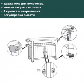 Столик для барбекю 207 Л (Unity XL 207L) в Снежинске - snezhinsk.mebel24.online | фото 9