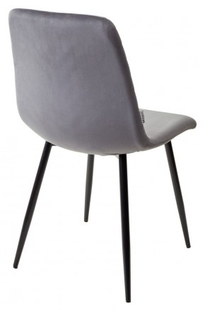 Стул DUKE BLUVEL-14 GREY, велюр / черный каркас М-City в Снежинске - snezhinsk.mebel24.online | фото 3