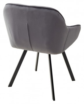 Стул GALE 360 град. поворот. BLUVEL-14 GREY, велюр/ черный каркас, М-City в Снежинске - snezhinsk.mebel24.online | фото 3