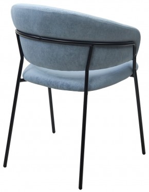 Стул ГЕММА, цвет RAIN 13 blue, велюр / черный каркас М-City в Снежинске - snezhinsk.mebel24.online | фото 9