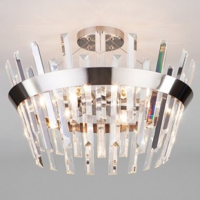 Светильник на штанге TK Lighting Steccato 10111/5 сатин-никель/прозрачный хрусталь Strotskis в Снежинске - snezhinsk.mebel24.online | фото 1