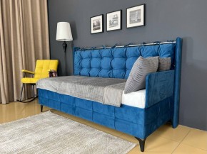 СВЕТЛАНА 3 Кровать линейная (Синий) в Снежинске - snezhinsk.mebel24.online | фото 2