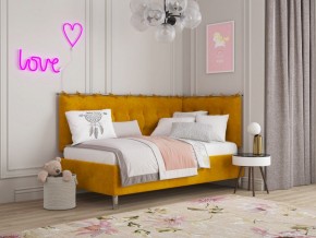 СВЕТЛАНА 3 Кровать угловая (Горчичный) в Снежинске - snezhinsk.mebel24.online | фото