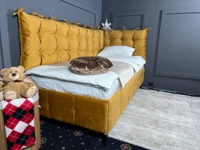 СВЕТЛАНА 3 Кровать угловая (Горчичный) в Снежинске - snezhinsk.mebel24.online | фото 4