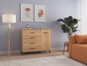 СВЕТЛАНА LOFT Комод-тумба  (дуб золотой) в Снежинске - snezhinsk.mebel24.online | фото 3