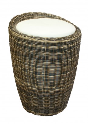 Табурет с местом для хранения LM-1100Rattan, кремовый в Снежинске - snezhinsk.mebel24.online | фото