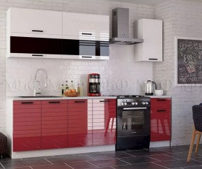 ТЕХНО-3 Кухонный гарнитур 2,0 м Компоновка №2 в Снежинске - snezhinsk.mebel24.online | фото 2