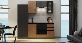 ТЕХНО-6 Кухонный гарнитур 1,5 м в Снежинске - snezhinsk.mebel24.online | фото
