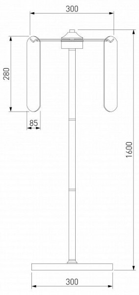 Торшер Eurosvet Claire 01171/3 золото в Снежинске - snezhinsk.mebel24.online | фото 3