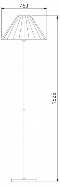 Торшер Eurosvet Peony 01133/1 хром/графит в Снежинске - snezhinsk.mebel24.online | фото 3