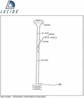 Торшер Lucide Champion-Led 19792/24/03 в Снежинске - snezhinsk.mebel24.online | фото 7