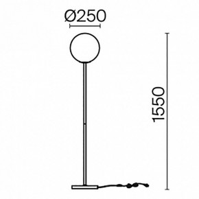 Торшер Maytoni Ring MOD013FL-01BS в Снежинске - snezhinsk.mebel24.online | фото 4