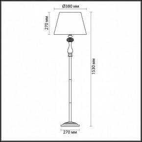Торшер Odeon Light Gaellori 3393/1F в Снежинске - snezhinsk.mebel24.online | фото 3