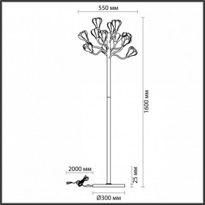 Торшер Odeon Light Gardi 5090/12F в Снежинске - snezhinsk.mebel24.online | фото 5