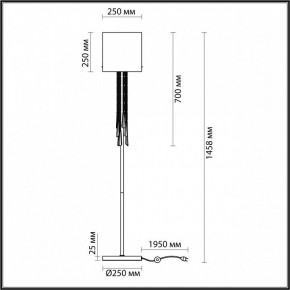 Торшер Odeon Light Nicole 4890/1F в Снежинске - snezhinsk.mebel24.online | фото 4