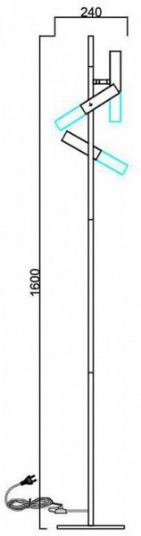 Торшер ST-Luce Eclip SL1236.405.03 в Снежинске - snezhinsk.mebel24.online | фото 5