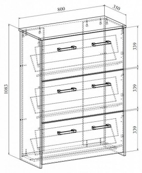 Тумба для обуви Агата АТ-1 в Снежинске - snezhinsk.mebel24.online | фото 4