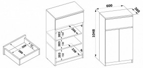 Тумба для обуви ТП-12 в Снежинске - snezhinsk.mebel24.online | фото 4