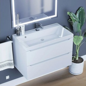 Тумба под раковину Uperwood Tanos 80 см, подвесная, белая матовая в Снежинске - snezhinsk.mebel24.online | фото 10