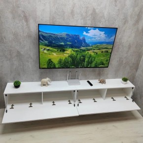 Тумба подвесная под ТВ LINES MTV4-MA 1150 Белый матовый (Белый-M 10.1.2) в Снежинске - snezhinsk.mebel24.online | фото 11