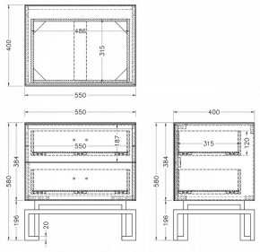 Тумбочка KFG085-NI в Снежинске - snezhinsk.mebel24.online | фото 5