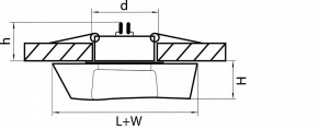 Встраиваемый светильник Lightstar Flutto 006430 в Снежинске - snezhinsk.mebel24.online | фото 3